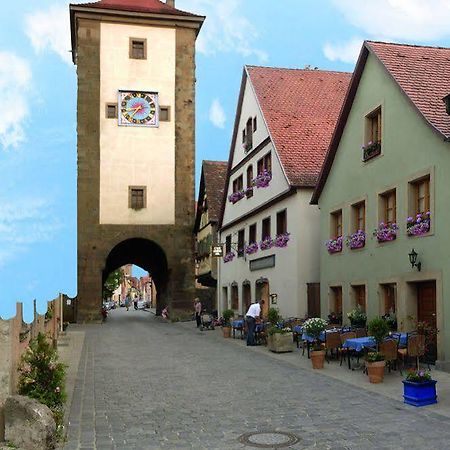 Hotel Restaurant Cafe Uhl Rothenburg ob der Tauber Exteriér fotografie